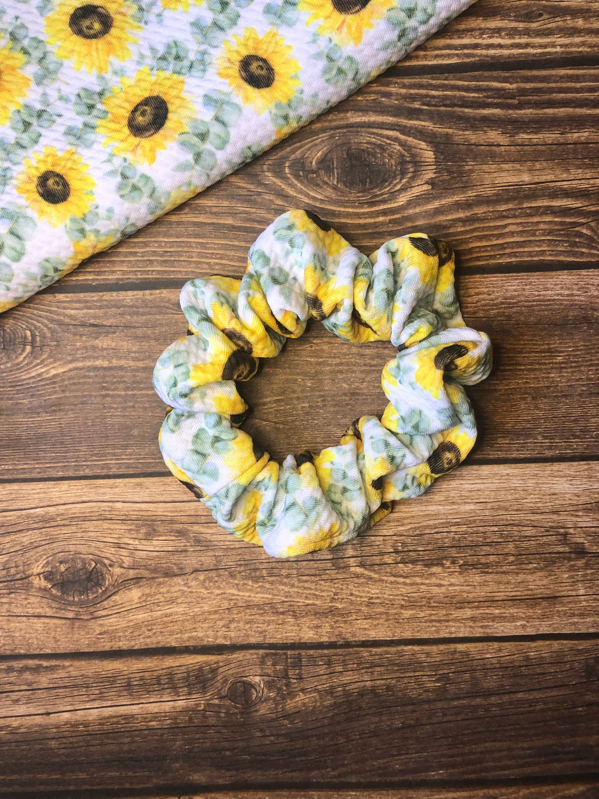 Sunflower Hair Scrunchie