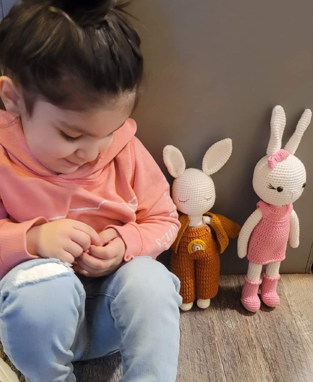 Organic - Hand Knit Bunny