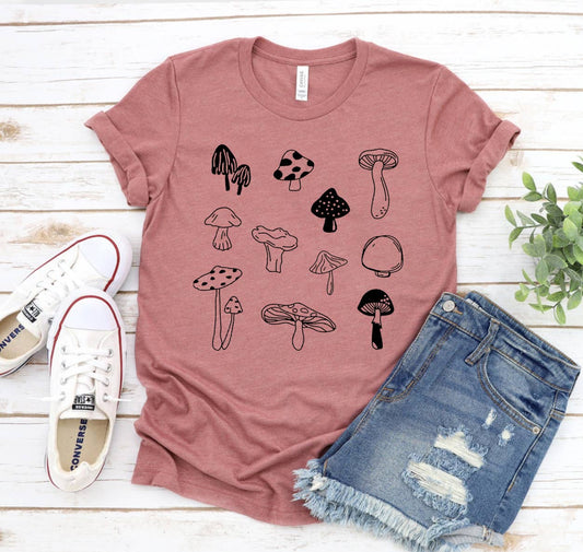 🍄 Mushroom Sketch Tee