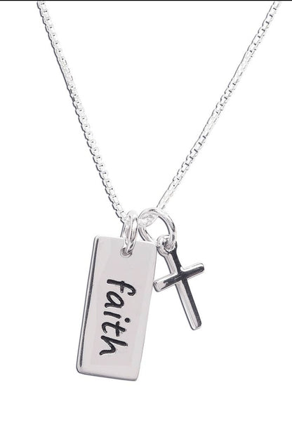 First Communion Faith Necklace