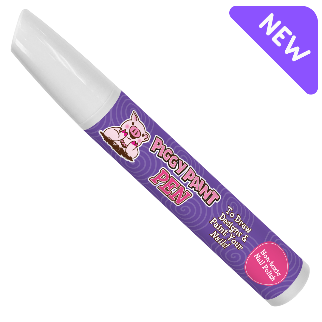 PURPLE Power Piggy Paint Pen Non-Toxic Nail Polish