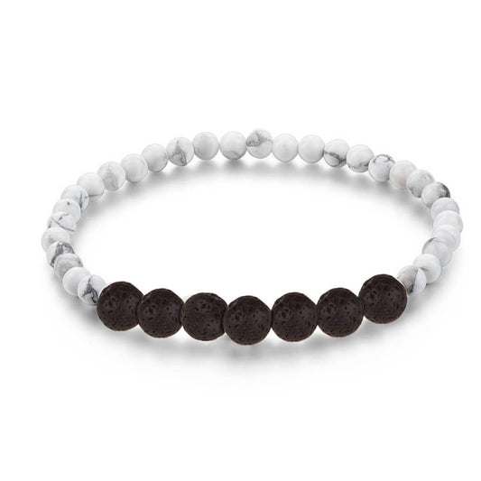 Marble Lava Bead  Aromatherapy Essential Oil Bracelet
