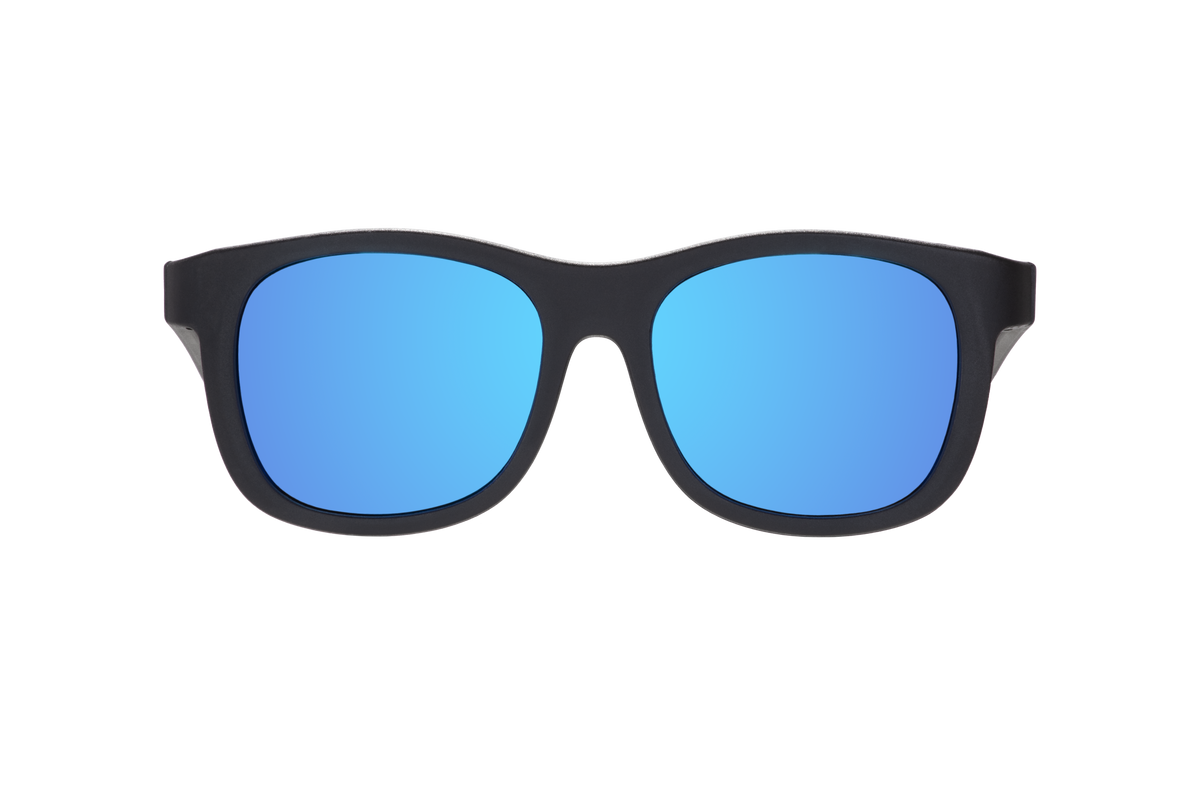 Polarized Navigator: Jet Black | Cobalt Mirrored Lens