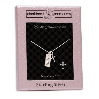 First Communion Faith Necklace